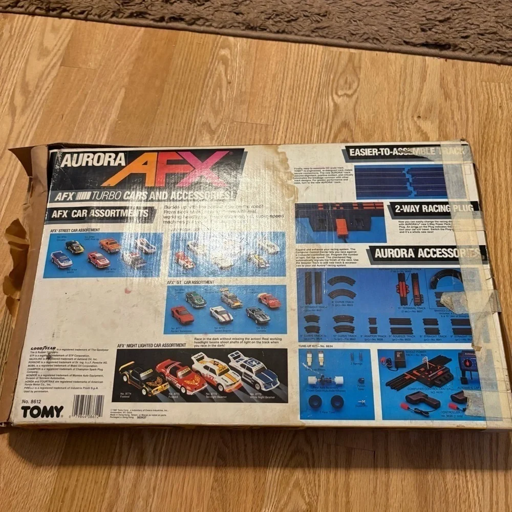 Aurora AFX Bill Elliott Championship Slot Car Set TOMY CHAMPIONSHIP Vintage